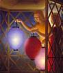 Image of In the Summerhouse by George Tooker